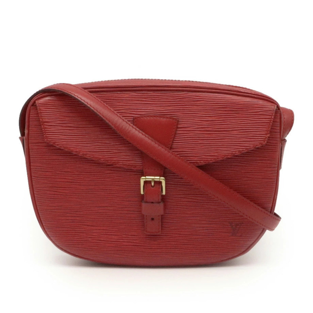 Louis Vuitton Epi Jeune Fille Shoulder Bag Crossbody Leather Castilian Red